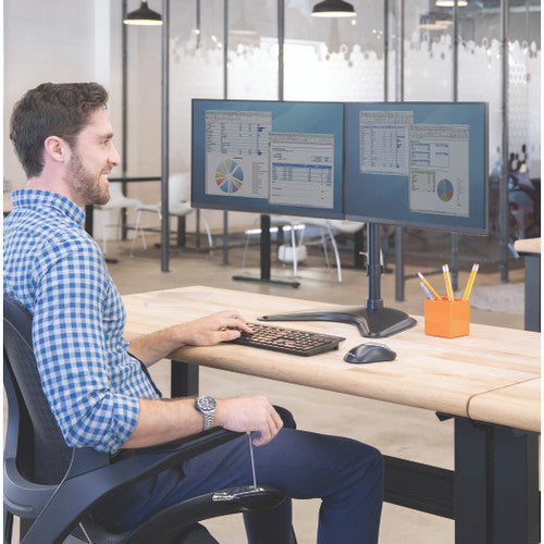 Fellowes Monitor Arm Professional Series Freestanding Dual Horizontal