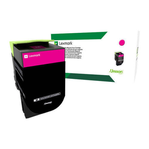 Lexmark 80C80M0 Magenta Toner Cartridge 1000 Pages