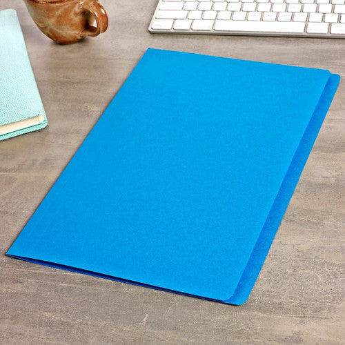 Avery Manilla Folder A4 Blue Box 100