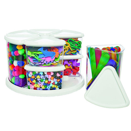 Deflecto Carousel Rotating Organiser 9 Bin