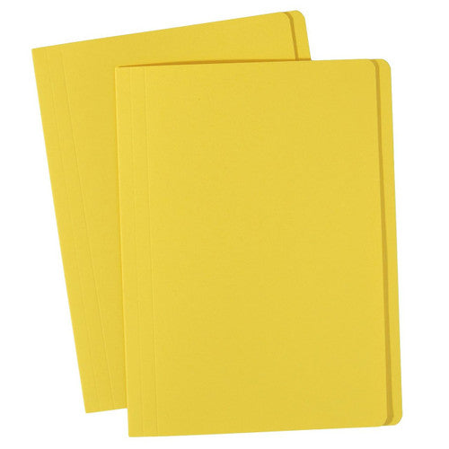 Avery Coloured Manilla Folder File A4 Box 100 Yellow
