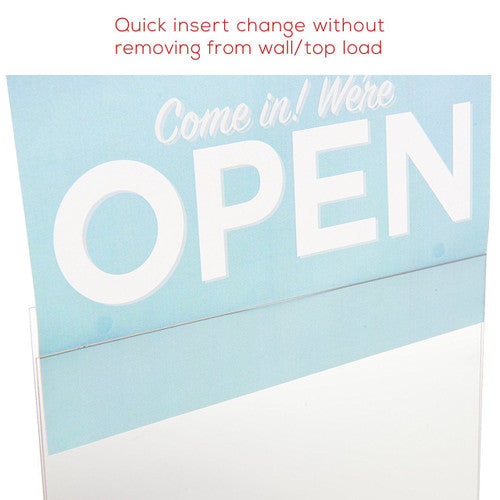 Deflecto Wall Mount Sign Holder A3 Landscape