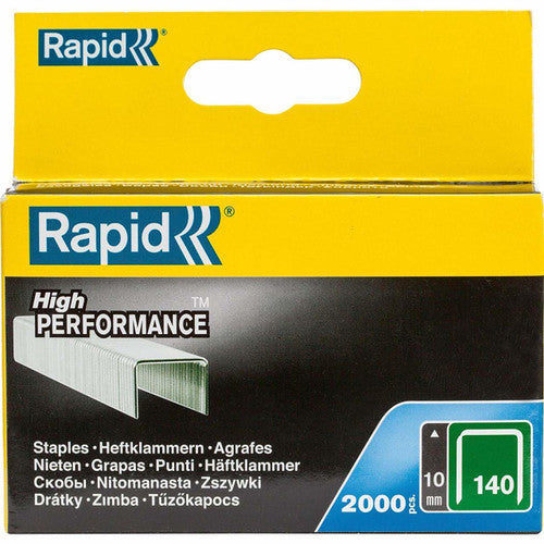 Rapid No.140 Flatwire Staples 10mm Box 2000