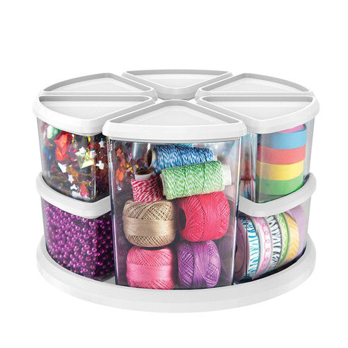 Deflecto Carousel Rotating Organiser 9 Bin