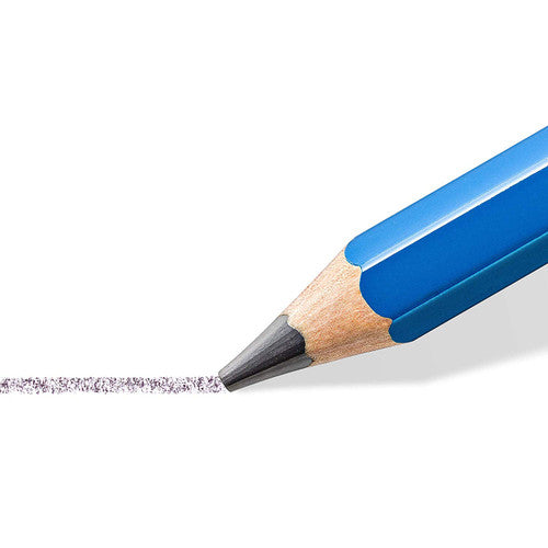 Staedtler 100J-8B Mars Lumograph Jumbo 8B Pencils Box of 6