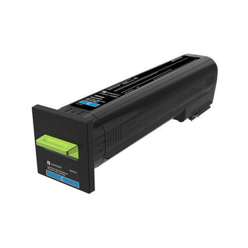 Lexmark 82K6XC0 Extra High Yield Cyan Toner Cartridge 22000 Pages