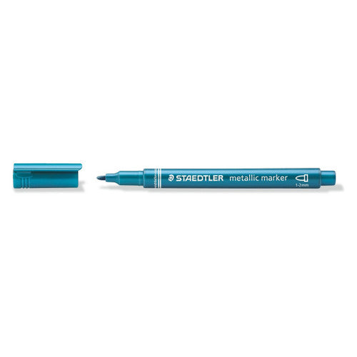 Staedtler Metallic Marker Blue Box of 10 8323-373