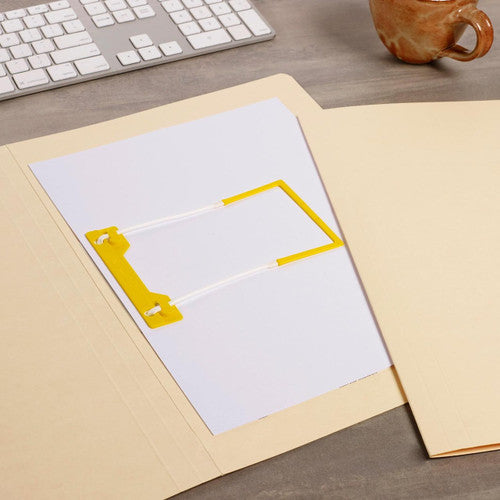 Avery Buff Tubeclip File Plain Foolscap 20 Box
