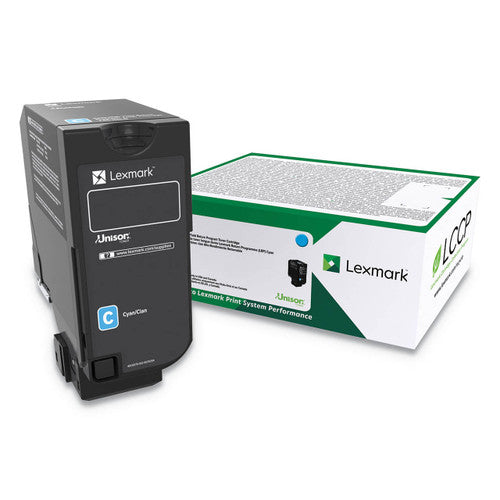 Lexmark 84C6HC0 High Yield Cyan Toner Cartridge 16000 Pages
