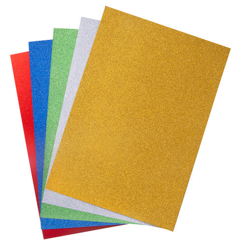 Colourful Days 8536 Glitter Board Assorted Colours Pack 25 Box Of 4