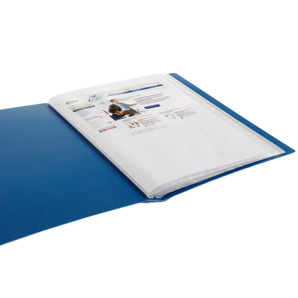 Avery Display Book Insert Cover 40 Pocket A4 Navy – view 3