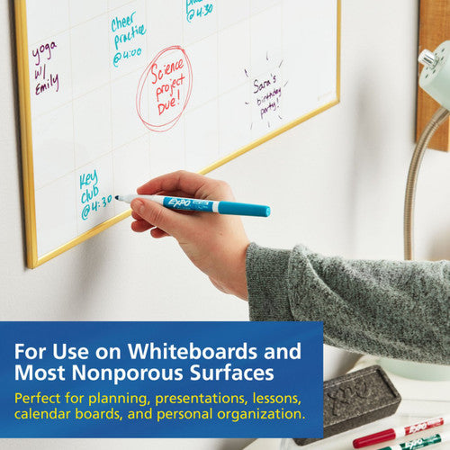 Expo 86001 Low Odour Dry Erase Markers Fine Tip Black Box 12