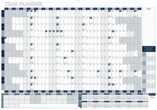 Basic Wall Planner 2026 870 x 610mm