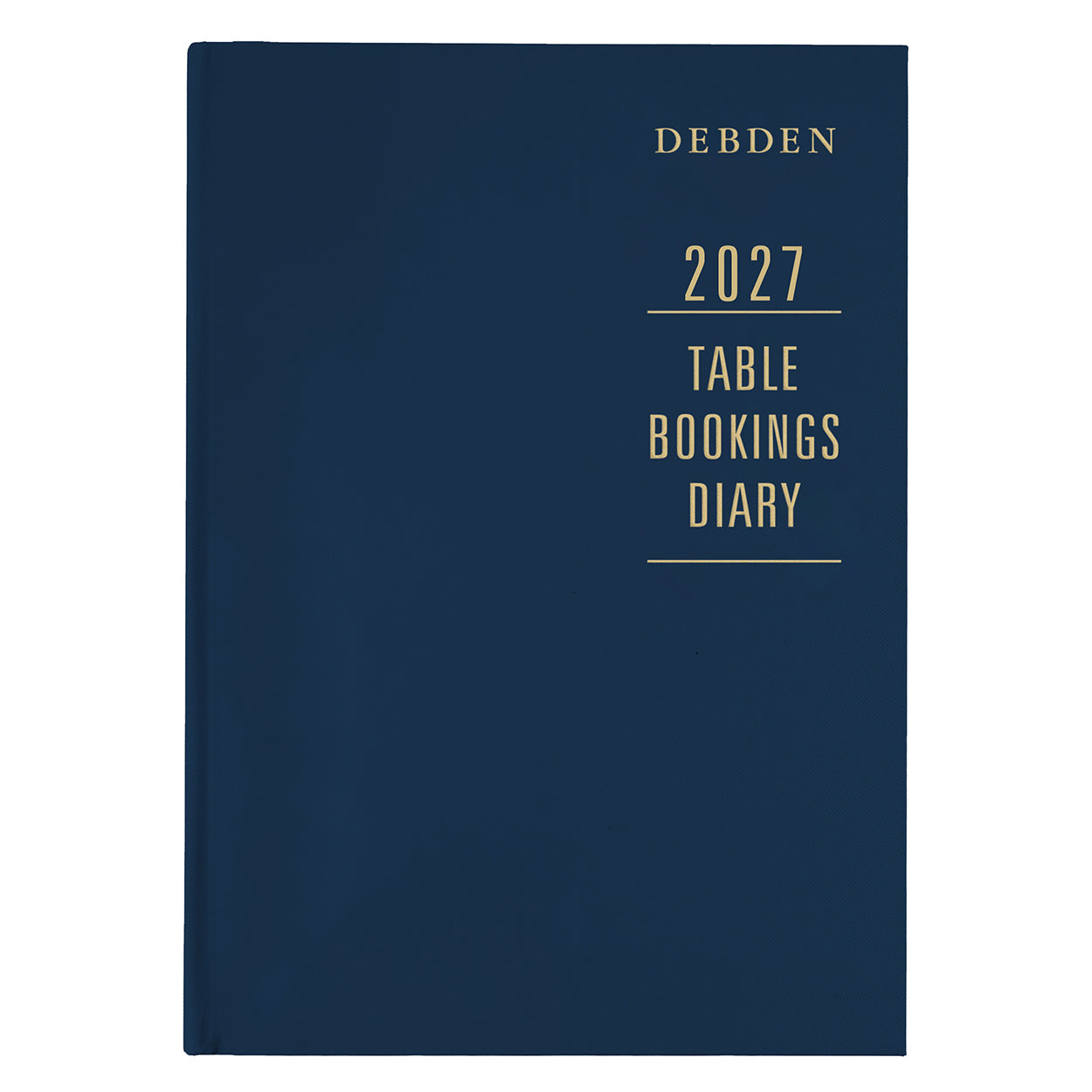 Debden Table Booking A4 2 Pages To Day Blue