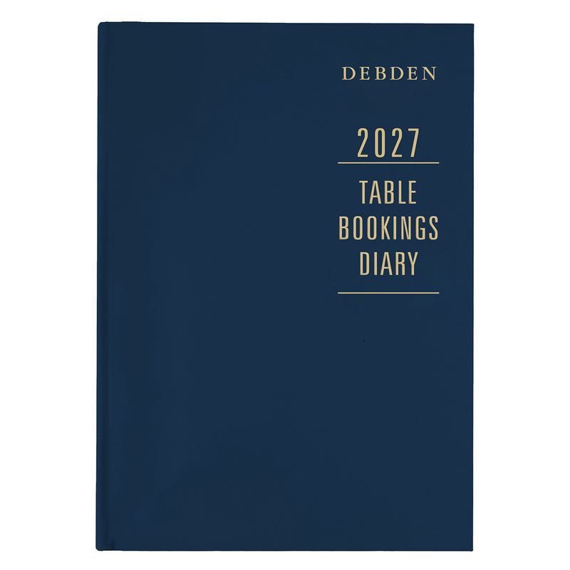 Debden Table Booking A4 2 Pages To Day Blue