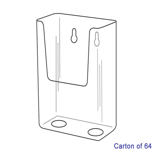 Blueprint Bulk DL Wall Mount Brochure Holders Carton of 64