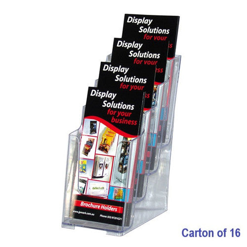 Blueprint Bulk 4 Tier DL Brochure Holders Carton of 16