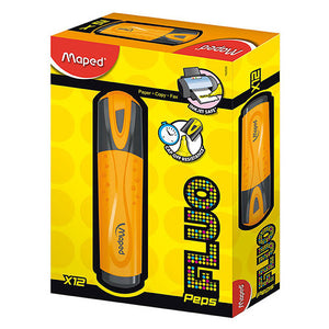 Maped Fluo Peps Highlighter Orange Box of 12