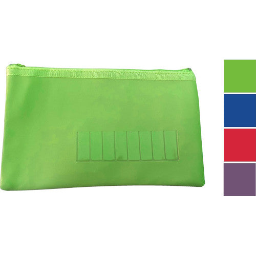 SchoolPro Pencil Case Assorted Colour 340 x 170mm