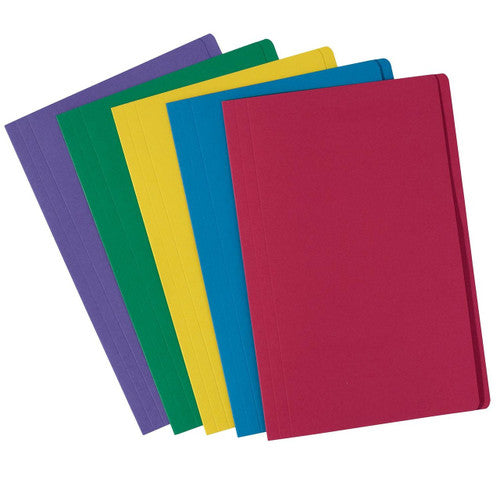 Avery Assorted Colour Manilla File Foolscap 20 Pack
