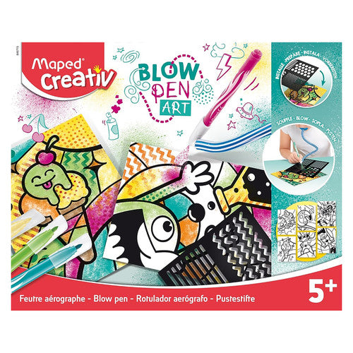 Maped Creativ Blow Pen Pop Art Set Box of 6