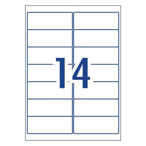 Avery Premium Address Labels with Trueblock L7163 1400 Pack 99.1 x 38.1mm Laser White 14UP 100 Sheets