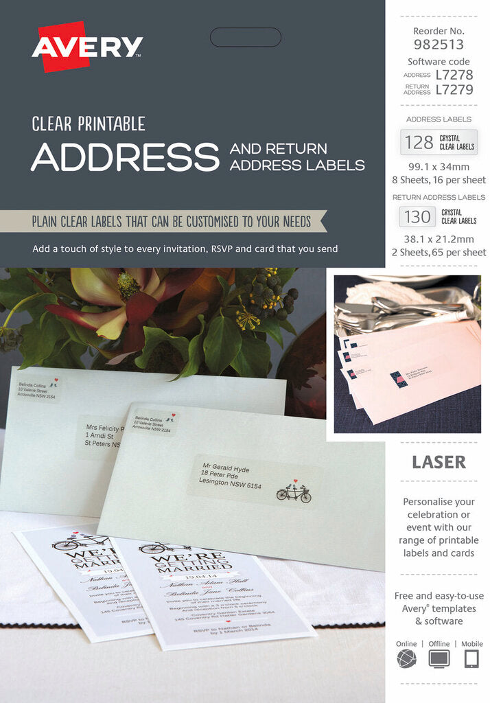 Avery Clear Address Kit L7278 L7279 – view 2