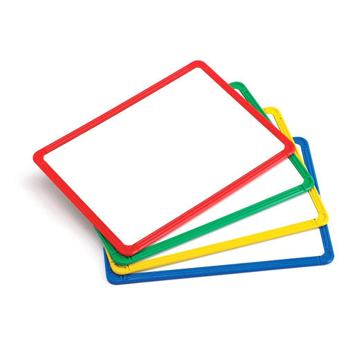 Edx Education Magnetic Plastic Framed Whiteboards Set of 4