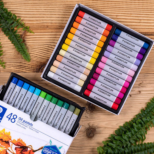 Staedtler 2420 C48 Oil Pastels Box of 48 Assorted Colours