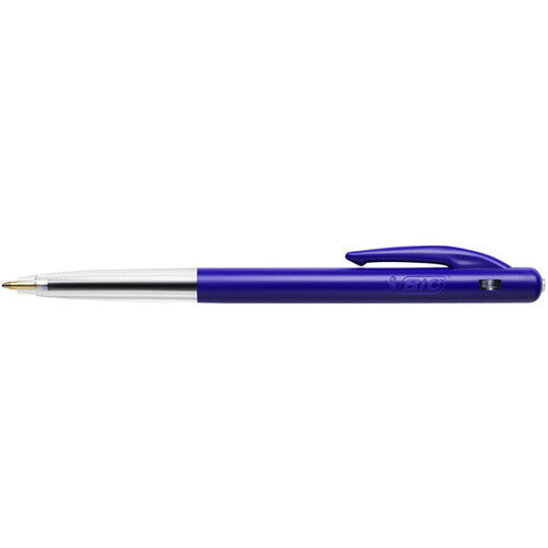 BIC 922617.2 Clic Medium Retractable Ballpoint Pen Blue Box of 10