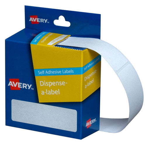 Avery White Dispenser Labels Rectangle 64 x 19mm 280 Pack