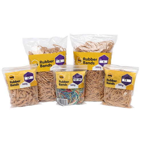 Marbig Rubber Bands Size 32 500g Carton of 5