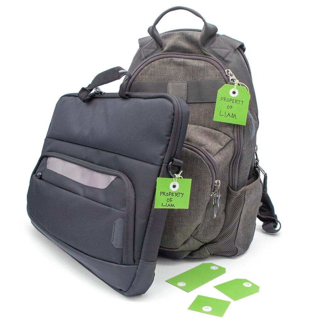 Avery Green 2in1 Perforated Tag 54x108mm 100 Pack – view 3