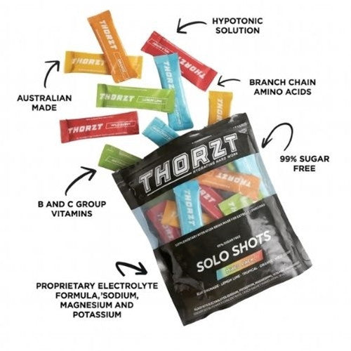 Thorzt Sugar Free Solo Shots Mixed Flavours 50 x 3g Sachets