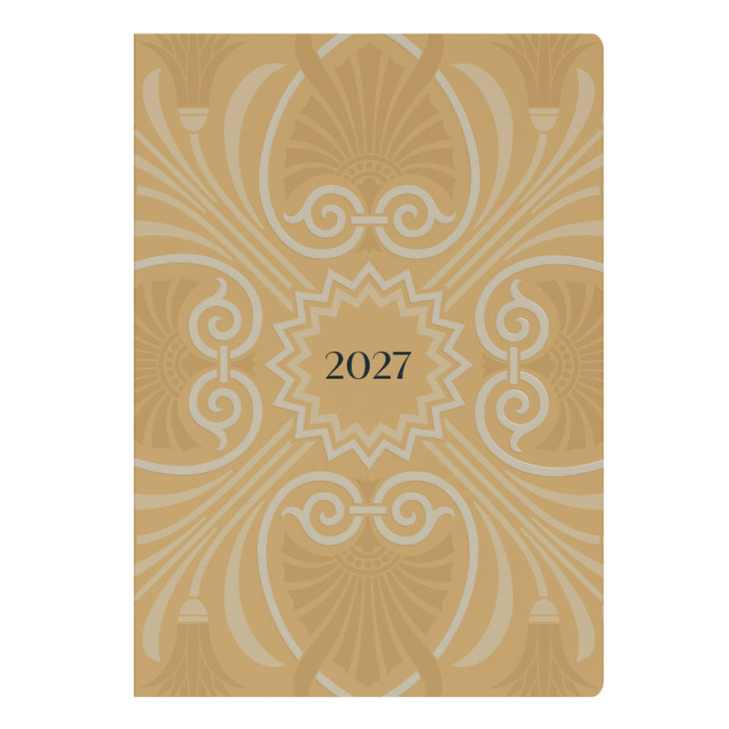 Collins Lavish Lux A5 Week To View Recycled Yellow