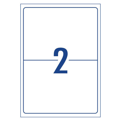 Avery White Eco Friendly Labels L7168EV 20 Pack 199.6 x 143.5mm 2UP