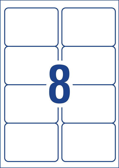 Avery White Weatherproof Shipping Labels L7070 80 Labels 8UP