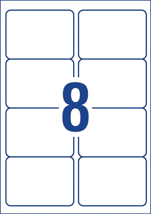 Avery Matt White Photo Quality Labels L7165CL 160 Pack 99.1 x 67.7mm 8UP