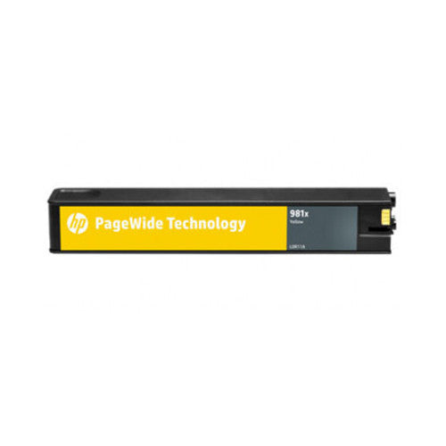 HP 981X High Yield Original PageWide Cartridge Yellow 10000 Pages