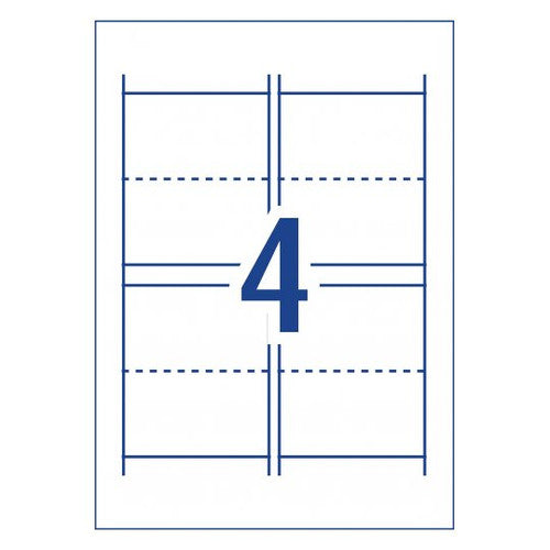 Avery Folded Place Cards C32073 40 Pack 85 x 50mm 4UP