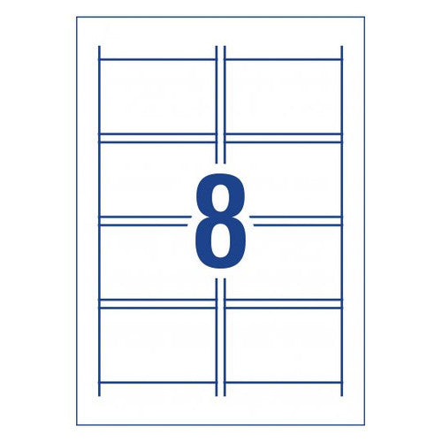 Avery Placecards C32072 40 Pack 85 x 54mm 8UP