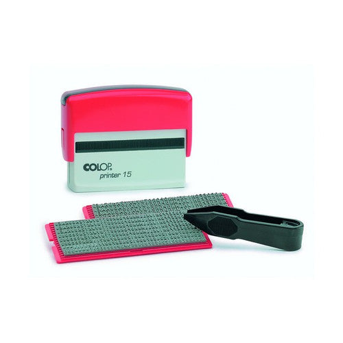 Colop P15 Do It Yourself Stamp Set 3mm / 4mm Letters Black