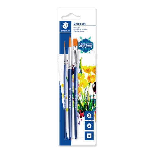 Staedtler 989-SBK3-3 Design Journey Brush Set of 3 (6 Sets)