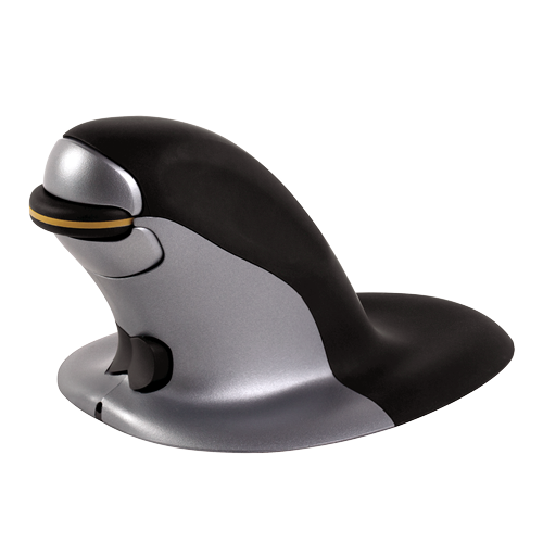 Fellowes Vertical Ambidextrous Penguin Ergonomic Mouse Wireless Large