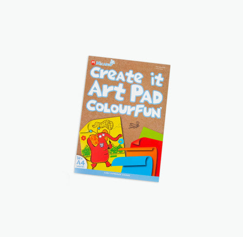 Micador Art Pad A4 Bright Colours 30 Sheets