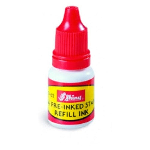 Staedtler 9SO-62 Shiny Pre-Inked Stamp Ink 10ml Red