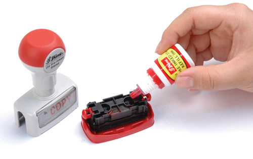 Staedtler 9SO-62 Shiny Pre-Inked Stamp Ink 10ml Red