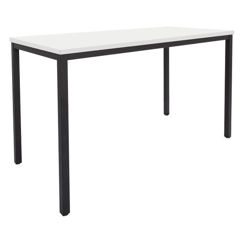 Rapidline Drafting Height Steel Frame Table 1800 x 900mm Natural White