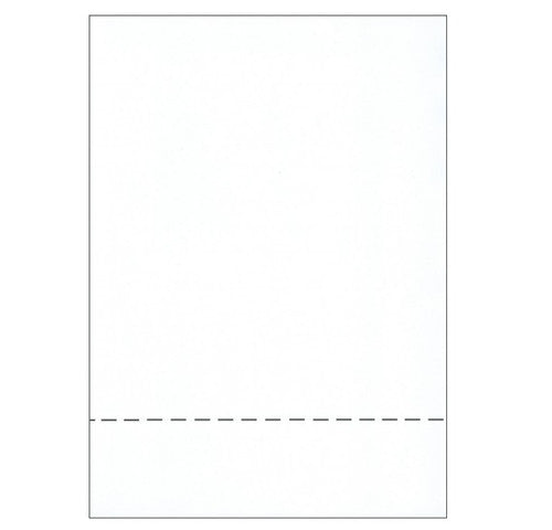 Bala A4 Plain with Horizontal Perforation at 59mm White 210 x 296mm 80gsm Ream of 500