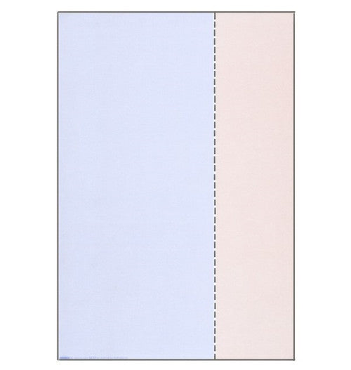 Bala A4 Plain with Vertical Perforation at 76mm Blue Beige 210 x 296mm 80gsm Ream of 500